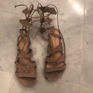 Schutz Erlina Gladiator Sandals Nude 8